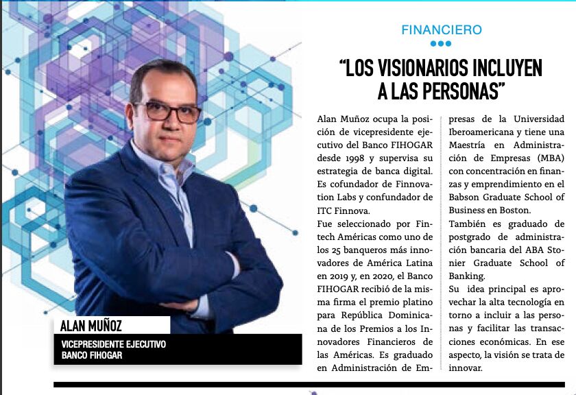 Nuestro Vicepresidente Ejecutivo  el señor Alan Muñoz, seleccionado por la revista Technology de Mercado Media Network en su edición 50, como uno de los 50 Tech Leaders 2022